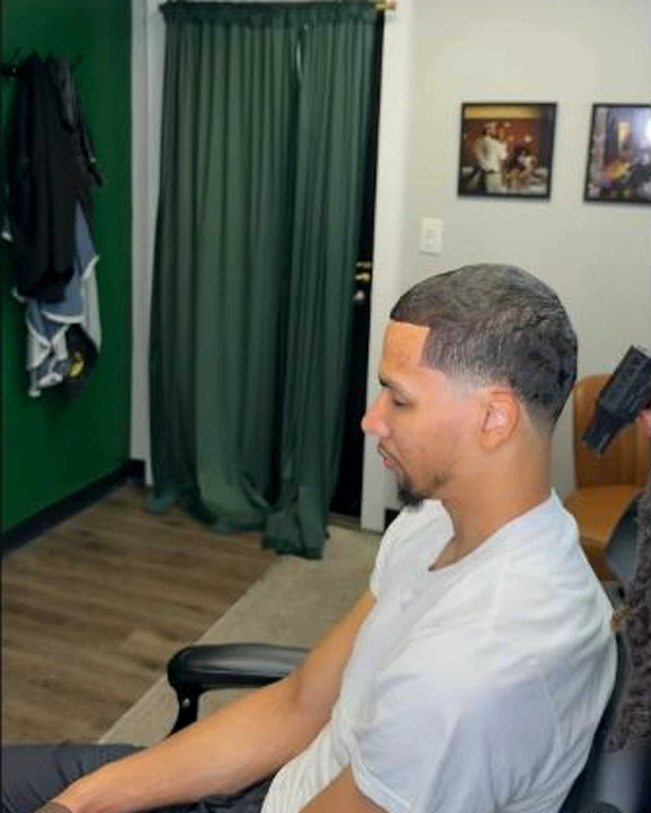 Finished precision haircut by Ivey League Barber